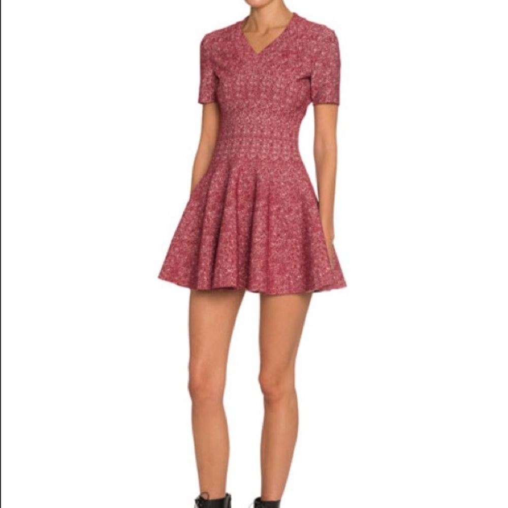 Alaia Spider Floral Jacquard Dress NEW